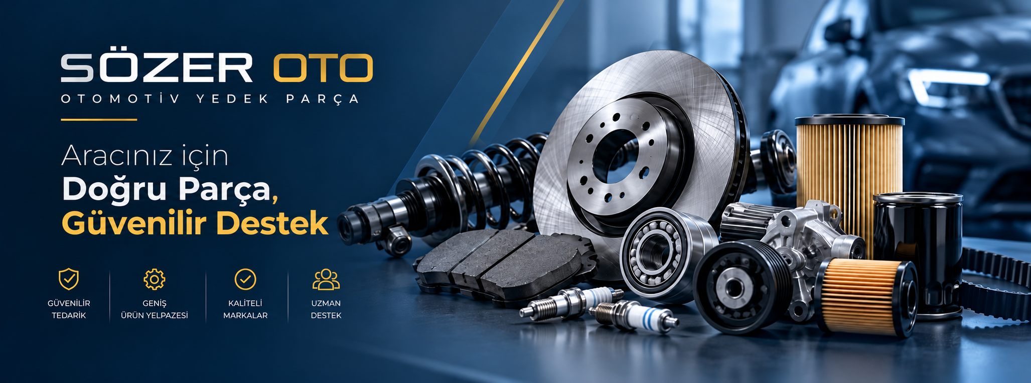 Sözer Oto Otomotiv Yedek Parça Banner