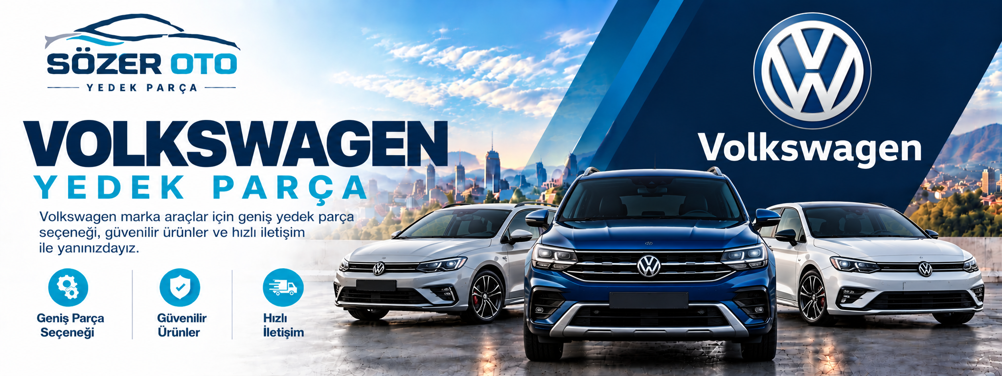 Volkswagen otomobiliniz için muadil ve yedek parça. Sözer oto